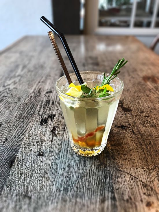 Seasonal fermented syrup with soda