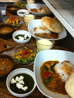 インド風ターリーランチ