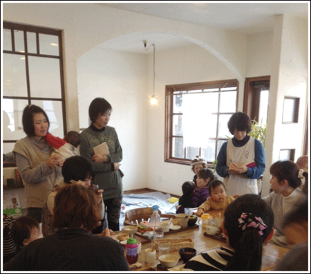 ２月１７日の喜楽なお産と子育ての会 × キトテノワの様子２